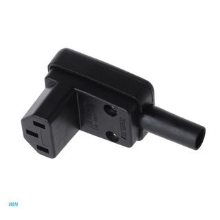 【Ready Stock】สายไฟเชื่อมต่อสายไฟ 90 องศา Iec 320 C13 Ac 10 A 250 V