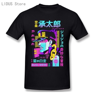 【Available】เสื้อยืดแขนสั้นพิมพ์ลาย Jojo Bizarre Adventure แฟชั่นผู้ชาย 01Size S-5XL