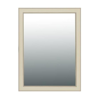 Plain Mirrors กระจกเงาตกแต่ง MOYA FM10-W 45x60 ซม. กระจกใสไม่หลอกตา