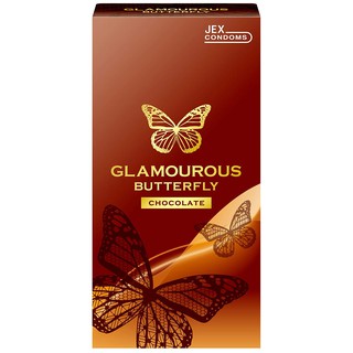 ถุงยางอนามัย Jex Glamourous Butterfly Chocolate