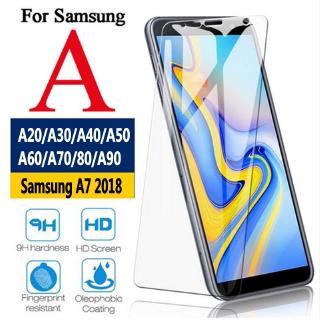 ฟิล์มกระจกกันรอยหน้าจอ สําหรับ Samsung Galaxy A7 A20 A30 A50 60 70 80 90