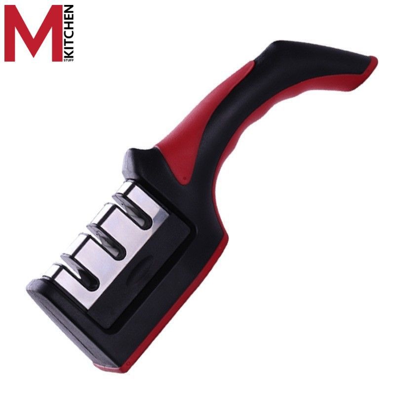 M KITCHEN RS-168 ที่ลับมีด อุปกรณ์ลับมีด หินลับมีด ลับได้ 3ระดับ เครื่องลับมีด แท่นลับมีด Knife sharp (C3) - รูปที่ 3