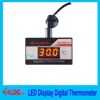 เครื่องวัดอุณภูมิน้ำในตู้ปลา (จอแสดงผลสีแดง) Xilong LED Display Thermometer