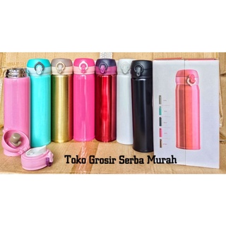 Termos Air Panas Niagara Termos kancing stainless steel Vacuum Flask 500ml