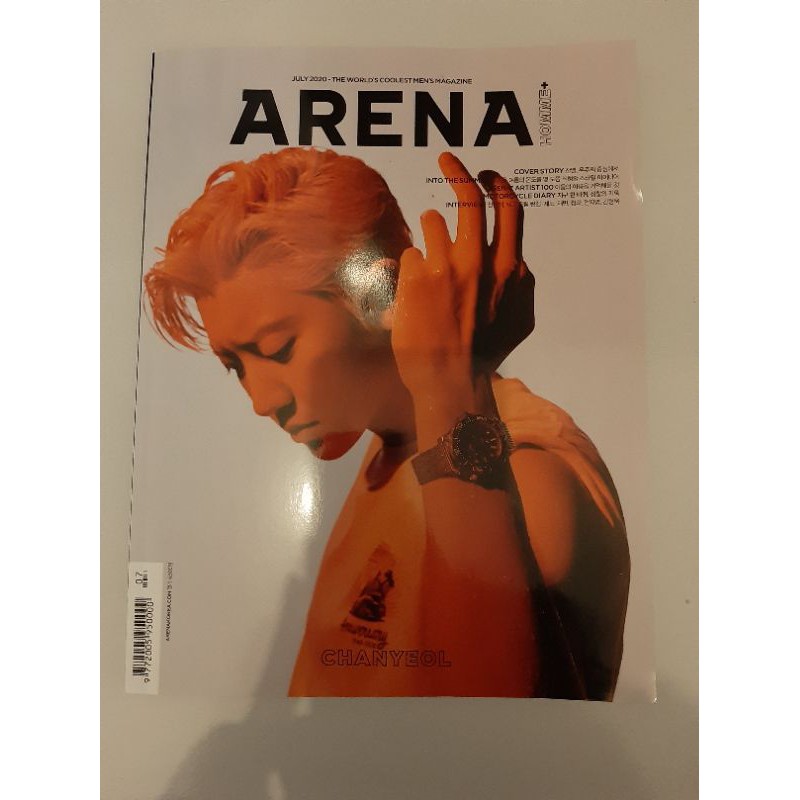 Arena homme+ ปกนิตยสาร chanyeol เนื้อหา nct dream jaemin jeno renjun