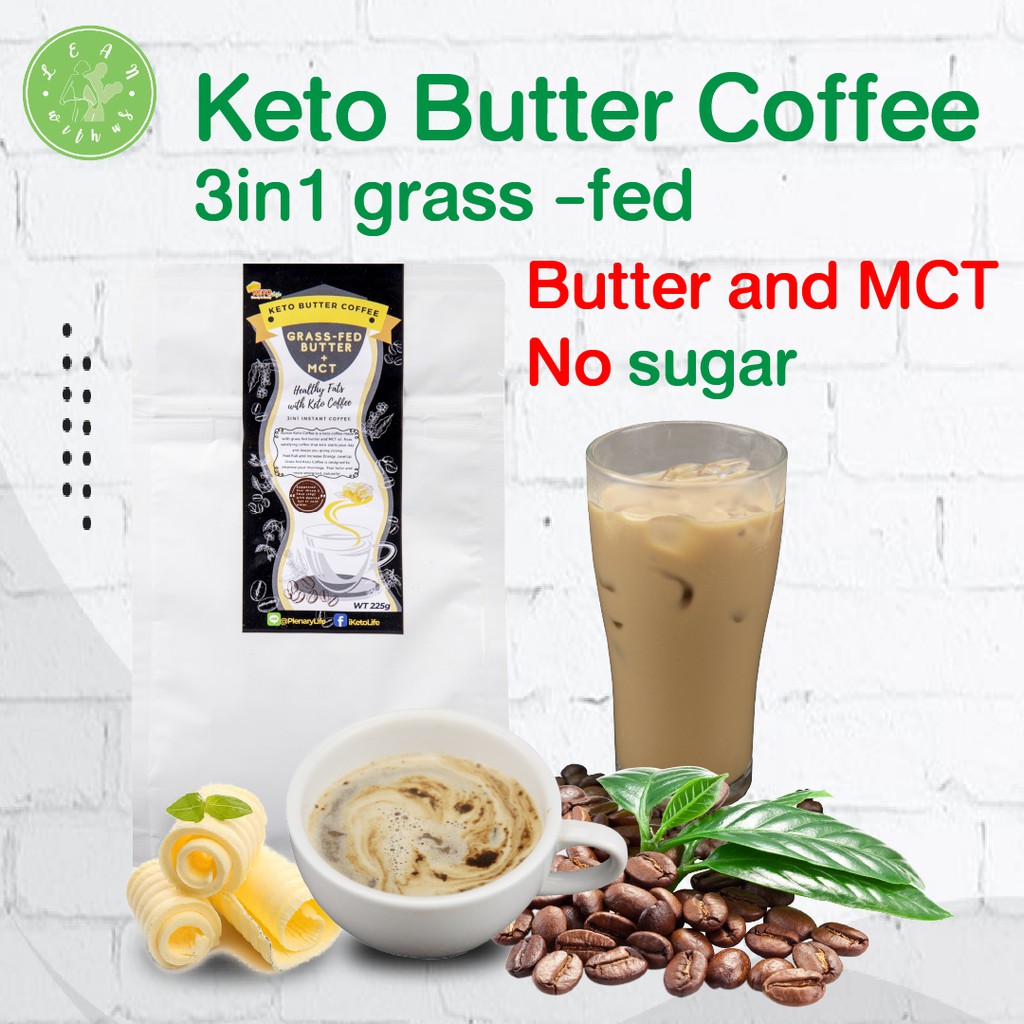 Keto Butter Coffee 3in 1 by ...Keto Life กาแฟบูลเลทพรูฟ 3in1 หอมมัน กลมกล่อม ด้วยเนย grass -fed Butt
