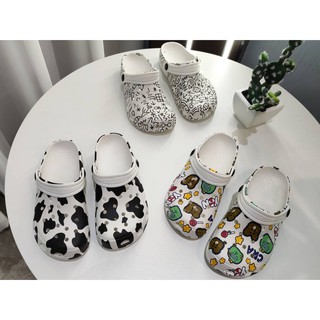 รองเท้าแตะแฟชั่น รองเท้าแตะซิลิโคนหัวโตใส่ได้ 2 แบบ มีพร้อมส่ง  3 ลาย 999