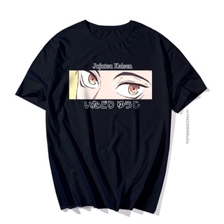 【ผ้าฝ้ายแท้】เสื้อยืดแขนสั้น พิมพ์ลายกราฟฟิคอนิเมะ Jujutsu Kaisen Gojo Satoru สไตล์ญี่ปุ่น ฮาราจูกุ แฟชั่นคลาสสิก สําหรับ