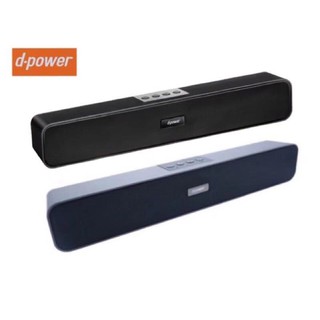 ลำโพงบลูทูธซาวด์บาร์ D-power รุ่น M-100 เบสแน่น ลำโพง 4 ดอกแยกซ้าย-ขวา รับประกัน 1 ปี