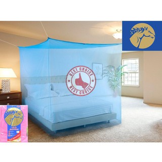 🥰มุ้งกางตราหัวม้า 4 หู 🥰 ขนาด 3.5ฟุต ,4 ฟุต, 6ฟุต, 8ฟุต มุ้ง…