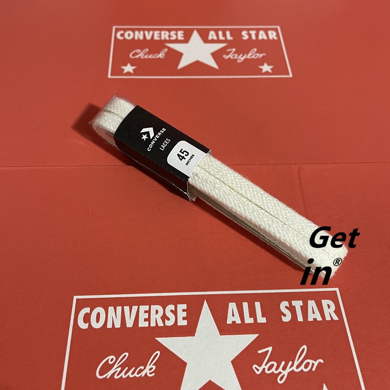 Ke Foot ดีที่สุด Converse เชือกผูกรองเท้า ผ้าฝ้ายแท้ สองชั้น สีขาว สีเบจ สีดํา สไตล์เรโทร 1970s สําหรับ 1970 onestar