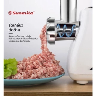 Sunmile เครื่องบดเนื้อไฟฟ้าพลังงานสูง สแตนเลสระดับอาหาร บดเนื้ออัตโนมัติอย่างรวดเร็ว มัลติฟังก์ชั่น