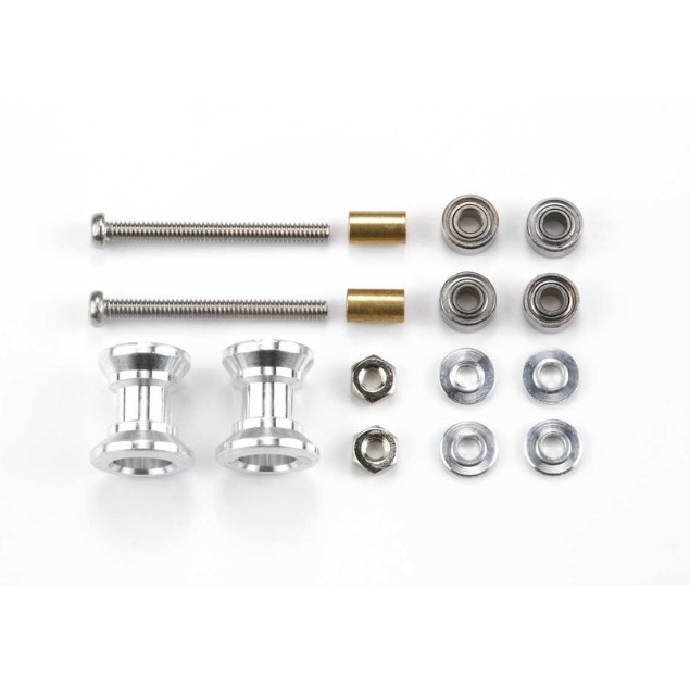 Tamiya 15398 Double Aluminum Rollers (13-12mm.)