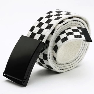 Fin 1 เข็มขัดผู้ชาย Mens Belt เข็มขัดผ้าแคนวาส Man Fashion Canvas Belt No.2864