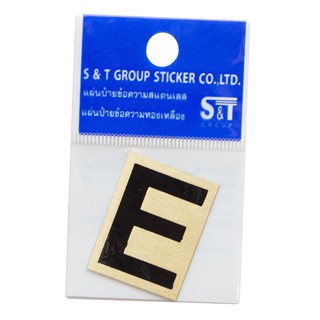 The symbol S&amp;T 1096D E GO/BK BR #E ENG CHARACTER Sign Home &amp; Furniture สัญลักษณ์ ตัวอักษรอังกฤษ #E BR S&amp;T 1096D EGO/BK ป