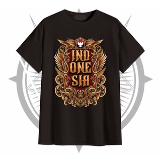 เสื้อยืดคอกลมเสื้อยืด พิมพ์ลาย Distro INDONESIA INDONESIA สําหรับผู้ชาย และผู้หญิง 1945fromS-3XL