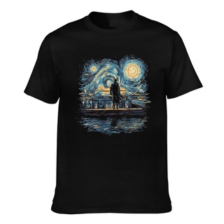 เสื้อยืด พิมพ์ลาย Sherlock Holmes Starry Night Parody Benedi Novelty สําหรับผู้ชาย