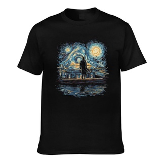 เสื้อยืด พิมพ์ลาย Sherlock Holmes Starry Night Parody Benedi Novelty สําหรับผู้ชาย