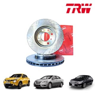 TRW จานดิสเบรกหลัง Nissan Teana J31 J32 Sylphy Pulsar Juke นิสสัน เทียน่า ซิลฟี่ พัลซ่า จู๊ค จานเบรค ดิสเบรค ราคาต่อใบ