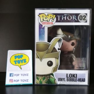 FUNKO POP Marvel Loki 02 ของแท้ งานเก่าเลิกผลิตแล้ว หายาก แถมกล่องใส มีของพร้อมส่งไม่ต้องรอพรีออเดอร์ Thor Avengers rare