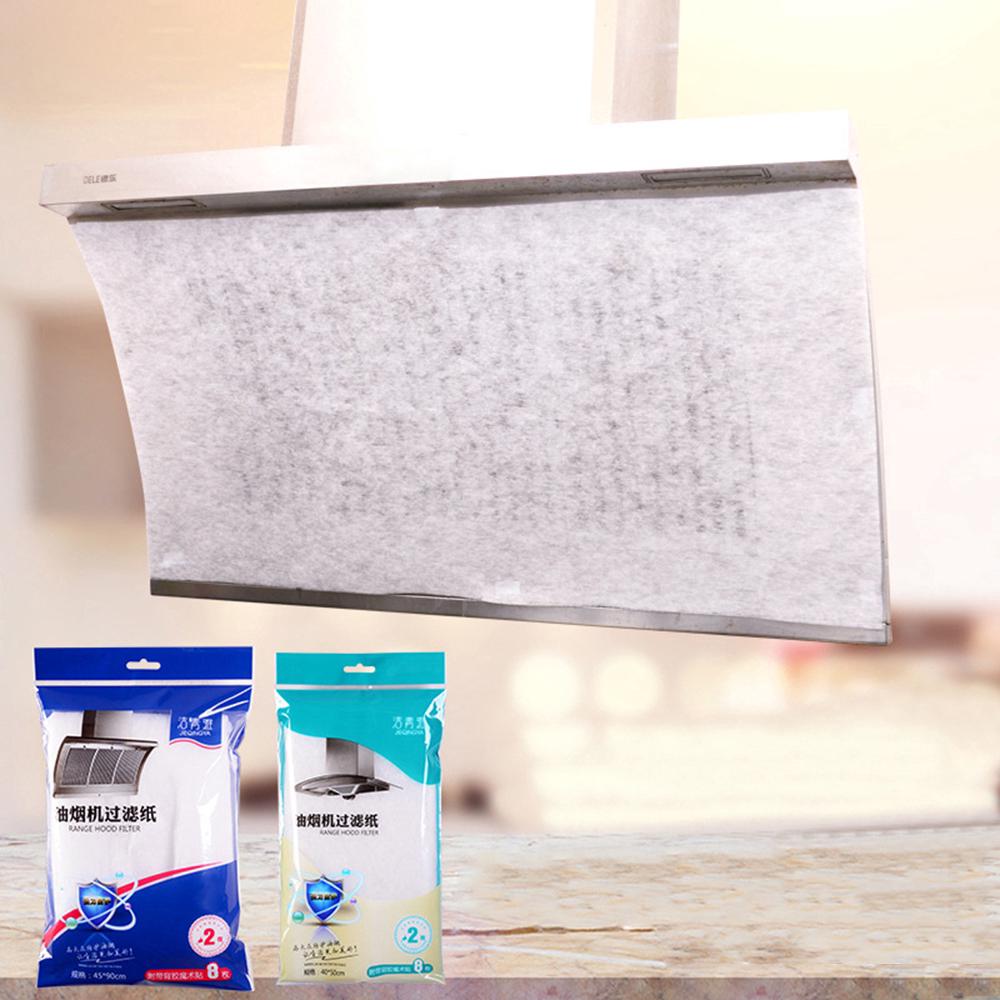 COD ღ ready ღ Range Hood Filter Screen Film Kitchen Filter Paper Transparent Absorbing Paper Stickers Proof Stickers MONG