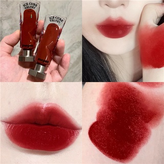 Abpopa Ineyoo Beauty Matte ลิปกลอส กํามะหยี่ สัมผัสนุ่ม ติดท…
