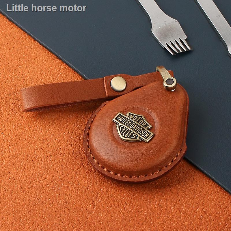 เหมาะสำหรับ พวงกุญแจ harley X48 Glide Street Key Case เท่เข้ากัน harley davidson หนังแท้ ปลอกกุญแจ