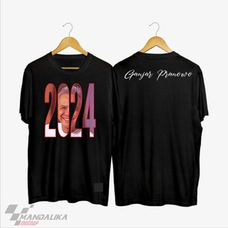 เสื้อยืดคอกลมเสื้อเชิ้ต ลาย pranowo Presidential 2024 สไตล์โบสถ์S-5XL