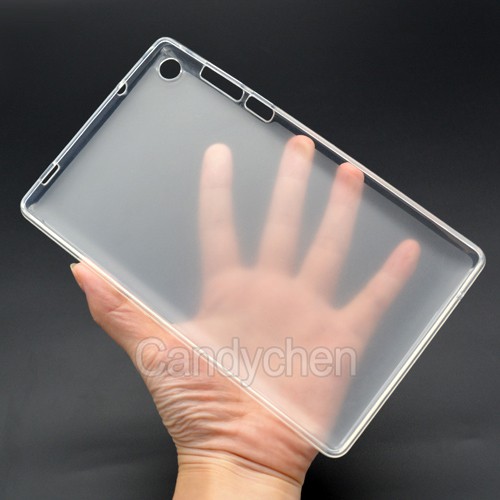 Soft Silicone Gel TPU Back Case Cover Shell + ฟิล์ม LCD ปกป้องหน้าจอสําหรับ 7 "Lenovo Tab3 7 730M 73
