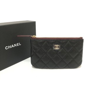 New! Chanel o case caviar ghw holo31