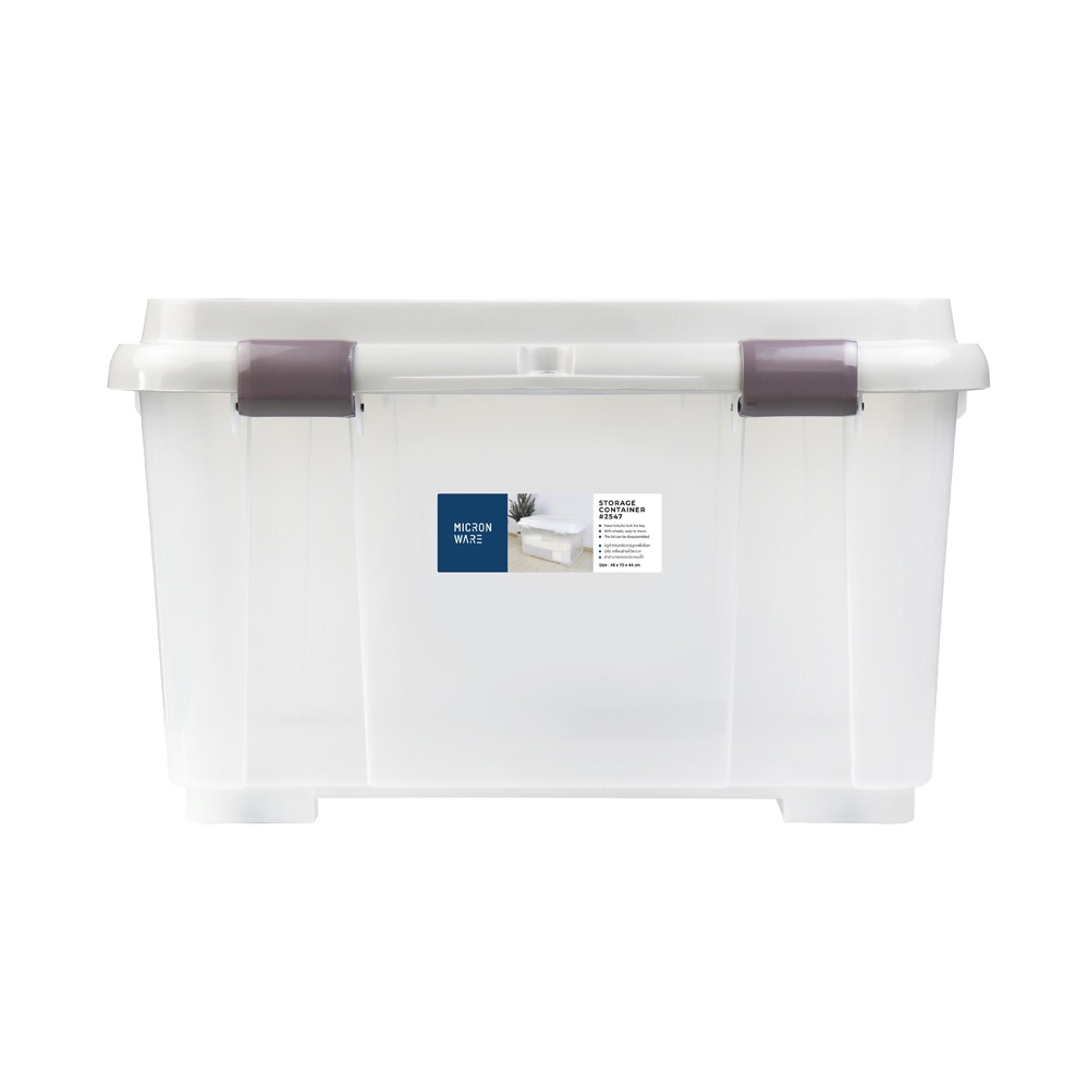 MICRON WARE กล่องอเนกประสงค์มีล้อ100L No.2547 *คละสี