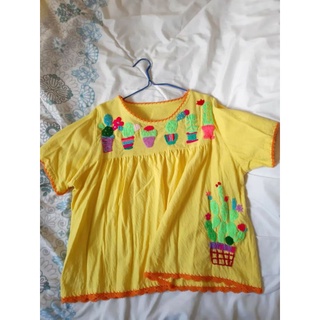 เสื้อผ้าฝ้ายเนื้อนิ่มปักแน่นสาวอวบ