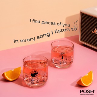 แก้วน้ำ POSH TIME - You &amp; I Collection DOUBLE ROCK