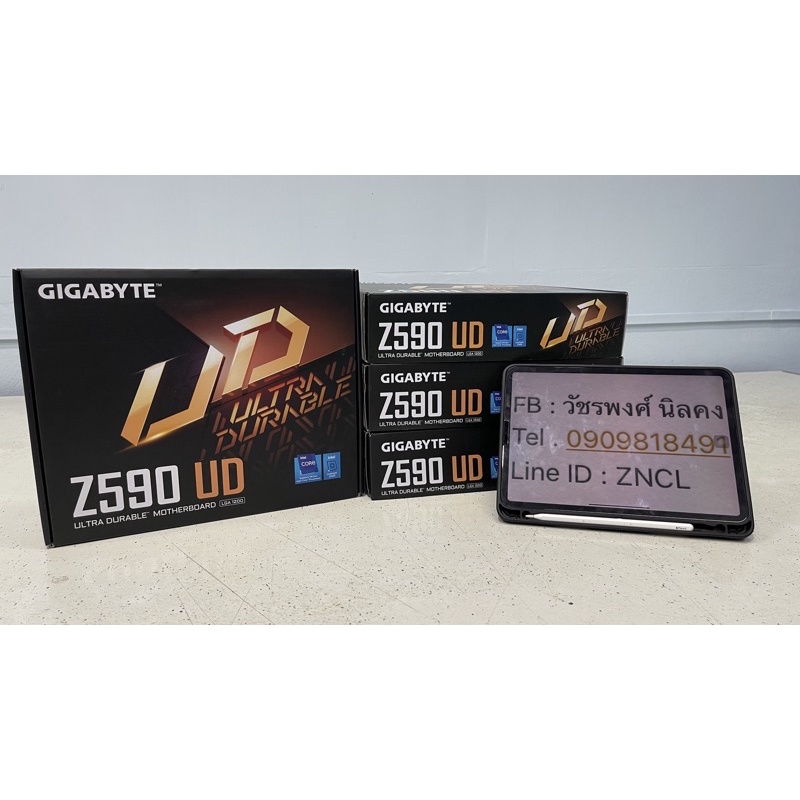 GIGABYTE Z590 UD Socket 1200 Gen 10-11 มือ 1 ยังไม่ได้แกะ ส่งฟรี