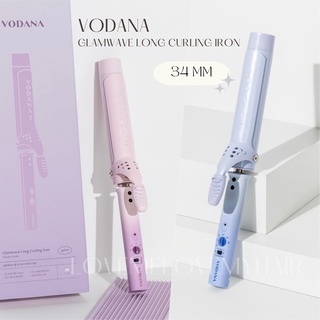 พร้อมส่ง🦄 NEW! (34mm) Vodana Glamwave Long Curling iron l ที่ม้วนผม Vodana แกนยาวขึ้น #powderblue #powderpurple