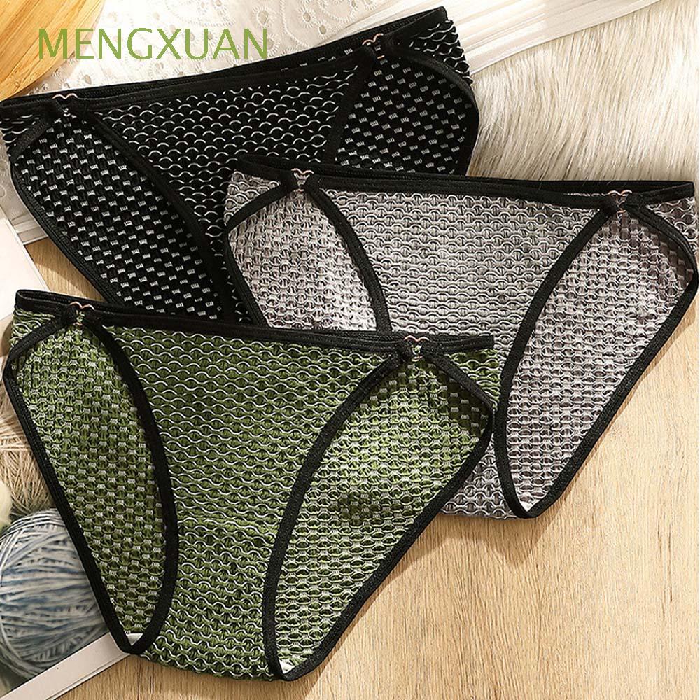 MXL 5 pieces of strawberry cotton underwear women's middle waist