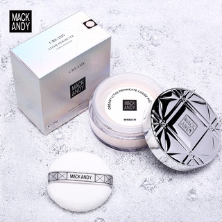 Mack Andy Loose Powder, มอยส์เจอไรเซอร์, กันน้ำ, ควบคุมความมัน, คอนซีลเลอร์เพิ่มความสดใส, เซ็ตแป้งฝุ่น