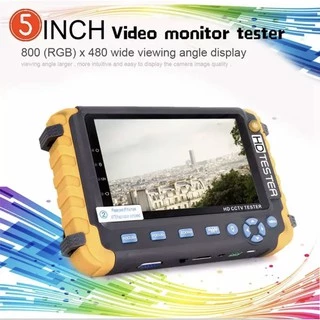 ใหม่อัพเกรด 5นิ้วTFT LCD HD 8MP TVI AHD CVI CVBSความปลอดภัยจอภาพIn Oneกล้องวงจรปิดTesterอินพุตHDMI VGA IV8W