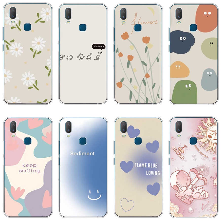 Vivo y20 2021 y12 y11 2019 y15 2020 เคส TPU นิ่ม ซิลิโคน ป้องกัน เคสโทรศัพท์