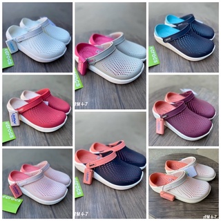 🎉🎉 รองเท้าแตะCrocs lite ride clog 37–40=m4–m7 ของผู้หญิง[จ่ายเงินปลายทาง]