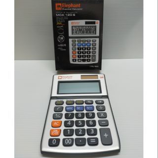 เครื่องคิดเลข ตราช้าง M04-12D S คำนวณ TAX. ได้