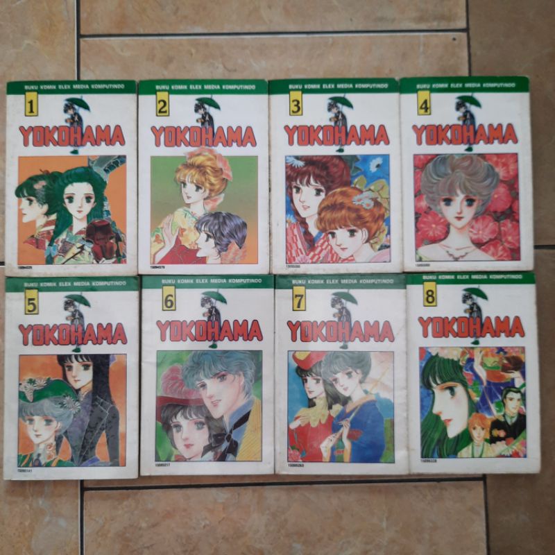 Yokohama Comics Fullset 1-8 End Waki Yamato Elex Media Kolpri