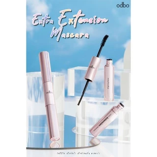 ถูก/แท้/มีไลฟ์ มาสคาร่า ODBO Extra Extension Mascara มาสคาร่าสองหัว ปัดขนตา ขนตายาว งอน