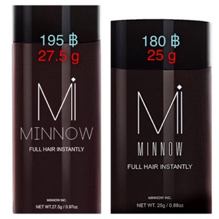 MINNOW Hair Fiber 27.5 g ผงไฟเบอร์ปกปิดผมบาง