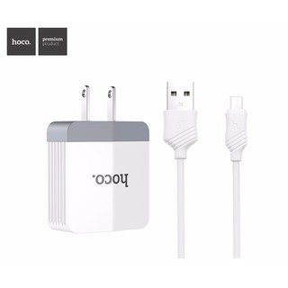 HOCO C22  ชุดชาร์จ MICRO USB หัวชาร์จ2.4A พร้อมสายชาร์จ แท้