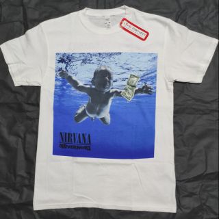 เสื้อยืดแฟชั่น เสื้อวง Nirvana ///(nevermind )ลิขสิทธิ์แท้.