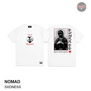 mLNO //เสื้อยืด  Oversize ลายสตรีท SXDNESSNOMAD เสื้อผู้ชาย/ผู้หญิง!