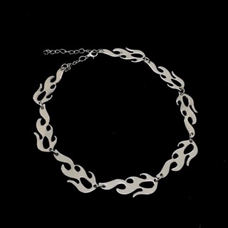 Necklaceสร้อยคอแนวสตรีทพร้อมจี้ รูปผีเสื้อ🦋รูปหน้ายิ้ม smiley emoji 😊รูปดอกไม้🌼 titanium steel Daisy😊🦋🌼สร้อยคอโซ่