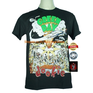 เสื้อยืดสีขาวเสื้อวง Green Day เสื้อไซส์ยุโรป กรีนเดย์ PTA1578 เสื้อวงดนตรีต่างประเทศS-4XL