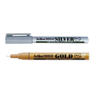 Artline EK-999 Metallic Marker ปากกาเมทัลลิคอาร์ทไลน์ หัวเข็ม 0.8 mmใช้เขียนได้ทุกพื้นผิว เขียนยันต์